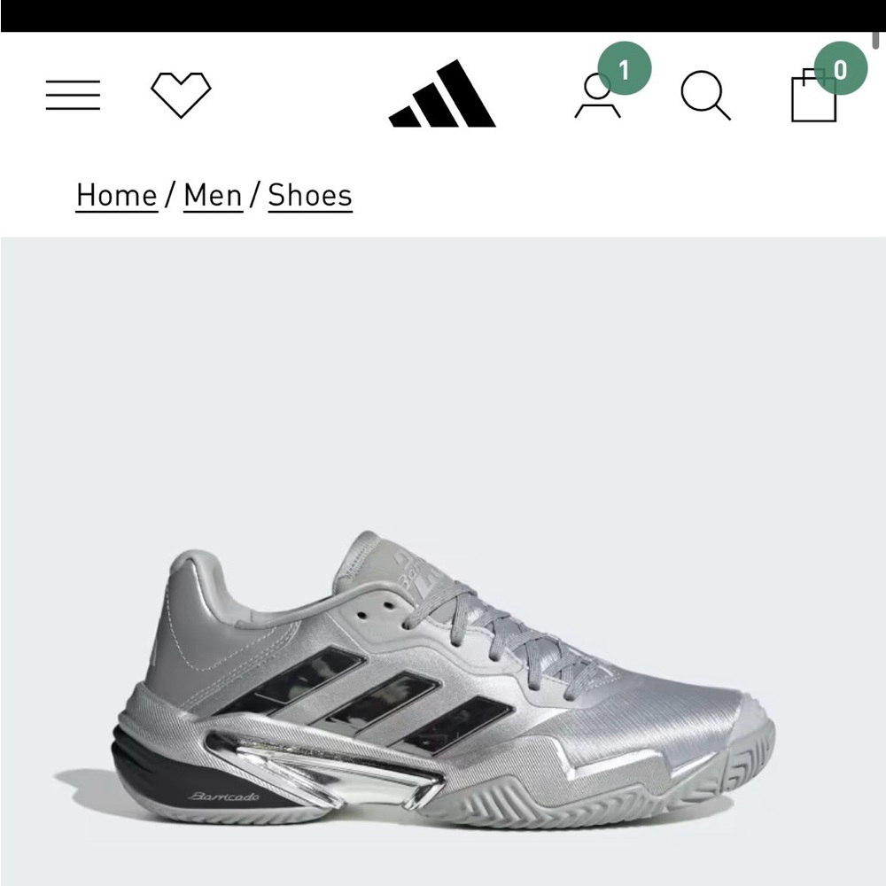 Adidas Barricade 13 Silver Edition